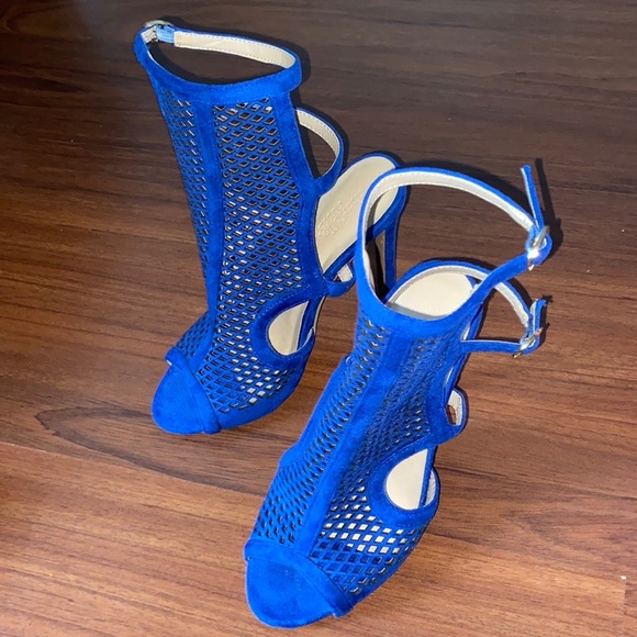 Charlotte Russe Shoes - Cobalt Blue Heels